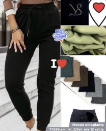 Spodnie dresowy damskie (S-3XL/12szt)