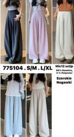 Spodnie elastyczny (S-XL/12szt)