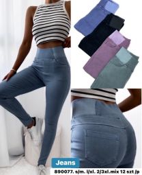 Spodnie elastyczny (S-3XL/12szt)