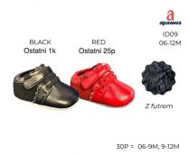 Trampki na rzepy chłopięce i dziewczynka (6-12M/30P)