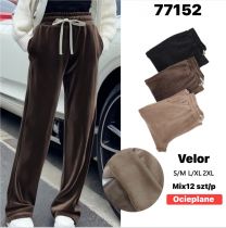 Spodnie welurowy (S-2XL/12szt)