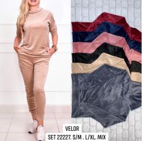 Komplety welurowe (S-XL/12kompletów)