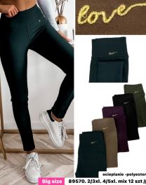 PLUS_Spodnie legginsy damskie (2-5XL/12szt)