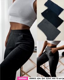 Spodnie legginsy damskie (S-3XL/12szt)