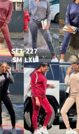 Komplety welurowe (S-XL/12kompletów)