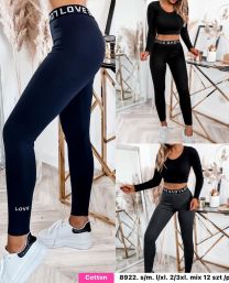 Spodnie legginsy damskie (S-3XL/12szt)