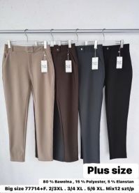 PLUS_Spodnie elastyczny (2-6XL/12szt)