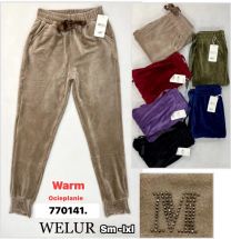 Spodnie welurowy (S-XL/12szt)