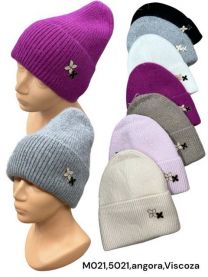 Czapki Damskie (uniwersalny/12szt)