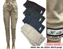 Spodnie elastyczny (s-2XL/12szt)