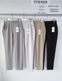 Spodnie elastyczny (S-2XL/12szt)