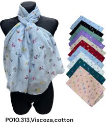 Szaliki damskie (uniwersalny/12szt)