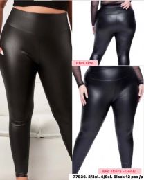 Spodnie ekoskóra damskie (2-5XL/12szt)