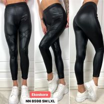 Spodnie ekoskóra damskie (S-XL/12szt)