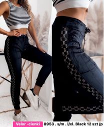 Spodnie welurowy (S-XL/12szt)