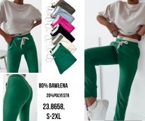 Spodnie dresowy damskie (S-2XL/12szt)