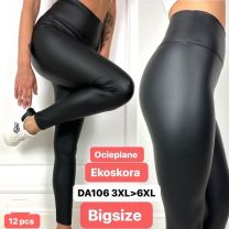 Spodnie ekoskóra damskie (3-6XL/12szt)