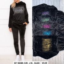 Komplety welurowe (S-XL/12kpt)