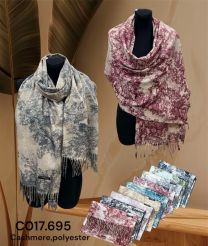 Szaliki damskie (uniwersalny/12szt)