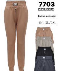 Spodnie dresowy damskie (M-2XL/12szt)