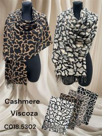 Szaliki damskie (uniwersalny/12szt)