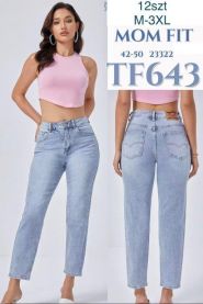 Spodnie Jeans damskie (M-3XL/12szt)