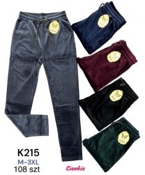 Spodnie welurowy (M-3XL/12szt)