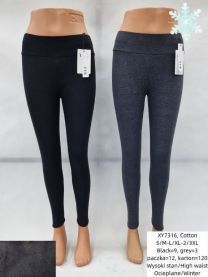 Spodnie legginsy damskie (S-3XL/12szt)