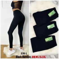 Spodnie Leginsy Damskie Bambus (S-2XL, 12szt)