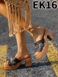 Klapki na obcasie (36-41/12P)