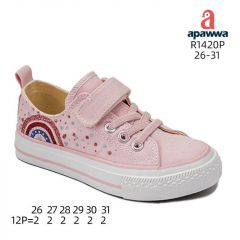 APAWWA_Trampki na rzepy dziewczynka (26-31/12P)