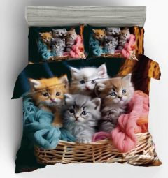 Komplet pościeli 3D 4 częściowy (160x200cm/6kompletów)