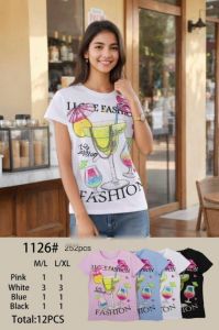 Bluzka damska (M-XL/12szt)