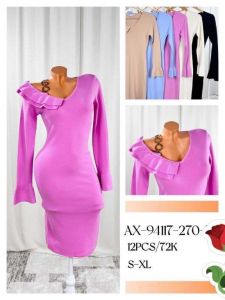 Sukienki damskie (S-XL/12 szt)