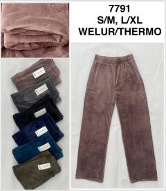 Spodnie welurowy (S-XL/12szt)
