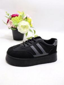 buty sportowe wiązane damskie (36-41/12P)