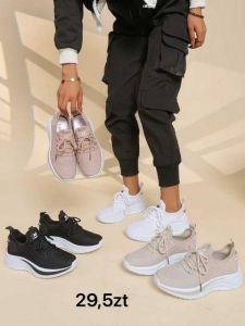 Buty Sportowe Wiązane Damskie (36-41/12P)