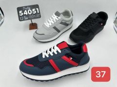 Buty sportowe wiązane męskie (40-45/12P)