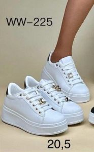 buty sportowe wiązane damskie (36-41/12P)