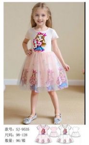 Sukienki dziewczynka (98-128/12szt)