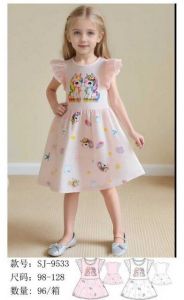 Sukienki dziewczynka (98-128/12szt)