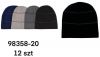 Czapki Męskie Zima (uniwersalny/12szt)