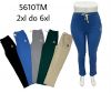 Spodnie materiałowe damskie (2-6XL/12szt)
