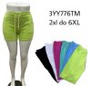 Szorty damskie materiałowe (2-6XL/12szt)