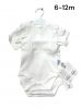 Body niemowlęce z krótkim rękawem (6-12M/9szt)