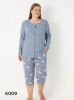 Piżama damska Turecka (XL-4XL/4kpt)