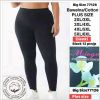 PLUS_Spodnie legginsy damskie (2XL-6XL/12szt)