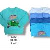 Bluzy dzieci turecka (80-98/12szt)