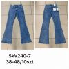 Spodnie jeans damskie (38-48/10szt)