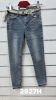 Spodnie jeans damskie (XS-XL/10szt)